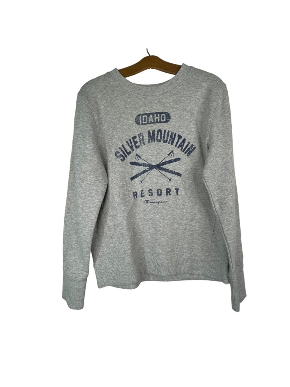 Silver Mountain Sweatshirt Size Medium Champion Pullover Gray Crewneck NEW